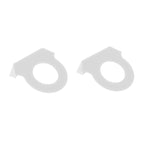 Coil Spring Show Plate For 06-22 Ford Powerstroke-Polar White HSP Diesel