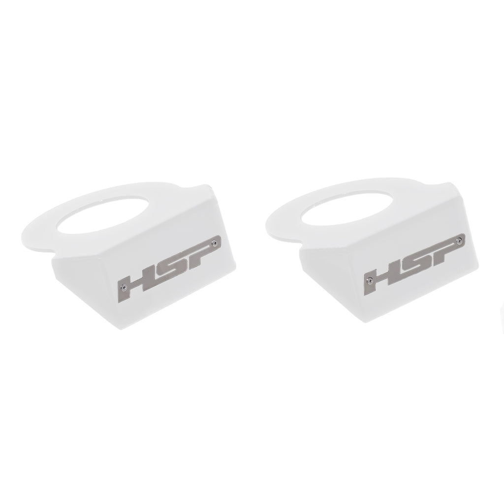 Coil Spring Show Plate For 06-22 Ford Powerstroke-Polar White HSP Diesel