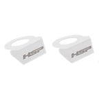 Coil Spring Show Plate For 06-22 Ford Powerstroke-Polar White HSP Diesel