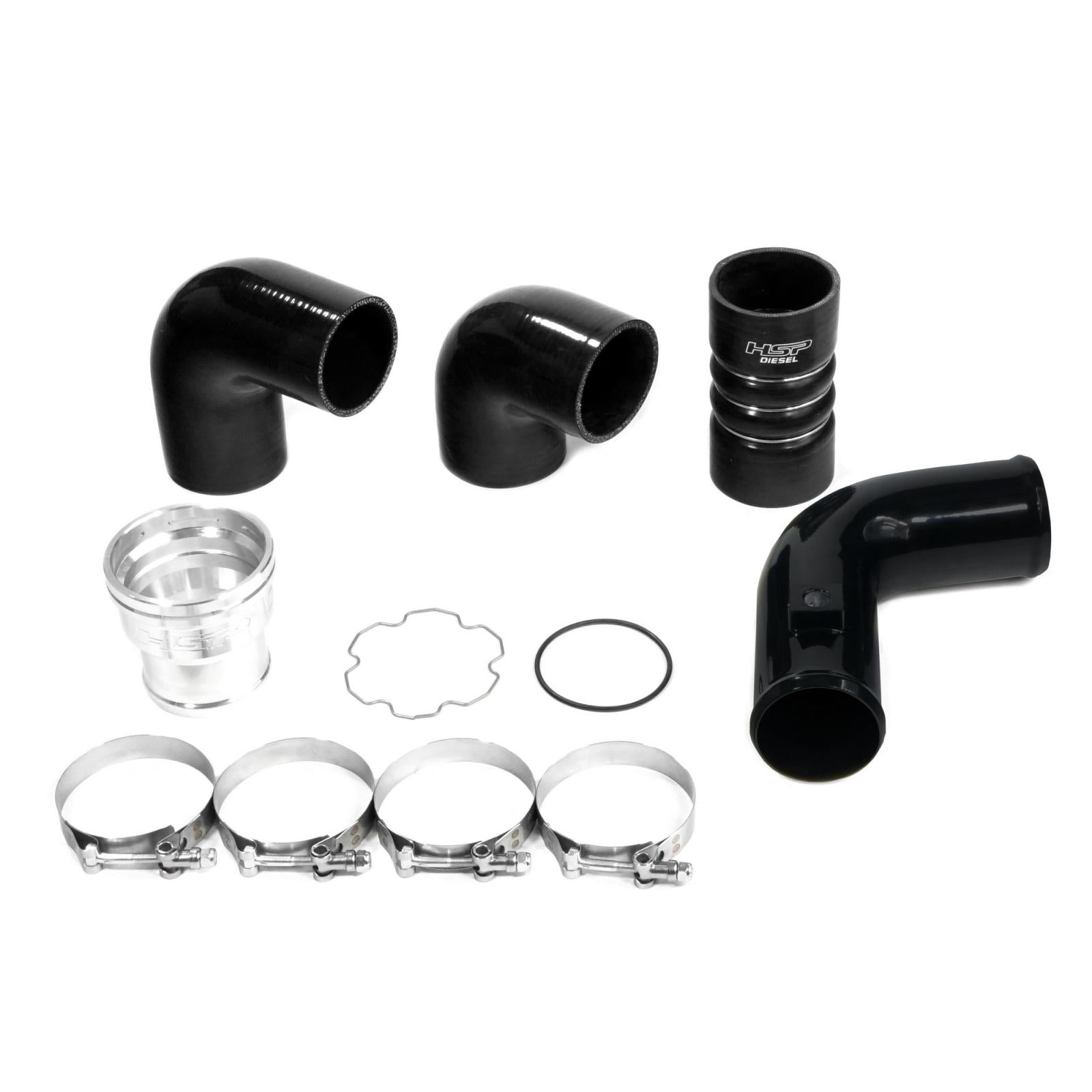 Replacement Cold Side Tube For 2011-2022 Ford Powerstroke F250/350 6.7L-Silk Satin Black HSP Diesel