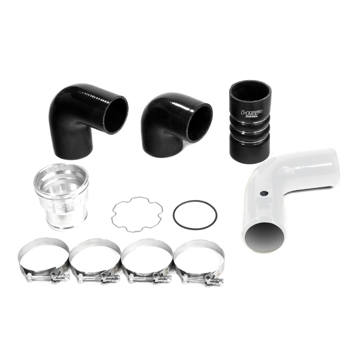 Replacement Cold Side Tube For 2011-2022 Ford Powerstroke F250/350 6.7L-Polar White HSP Diesel