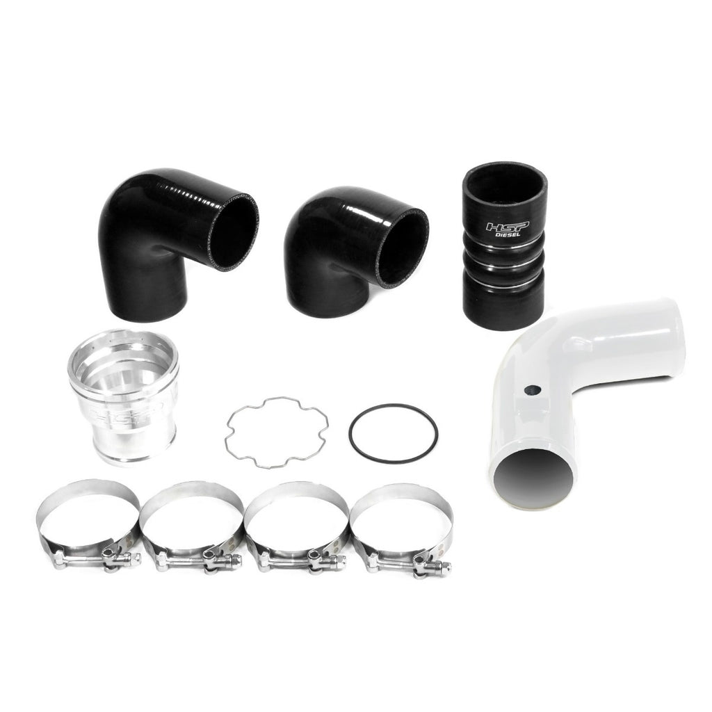 Replacement Cold Side Tube For 2011-2022 Ford Powerstroke F250/350 6.7L-Polar White HSP Diesel