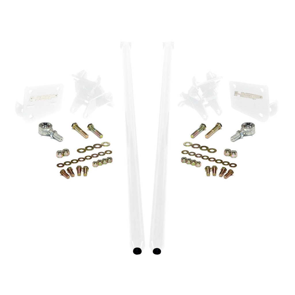 Traction Bars For 2011-2017 Ford Powerstroke 6.7L F250 F350 SRW (ECSB)-Polar White HSP Diesel