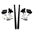 Traction Bars For 2011-2017 Ford Powerstroke 6.7L F350 DRW (RCLB)-Silk Satin Black HSP Diesel