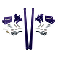 Traction Bars For 2011-2017 Ford Powerstroke 6.7L F350 DRW (CCLB)-Illusion Purple HSP Diesel