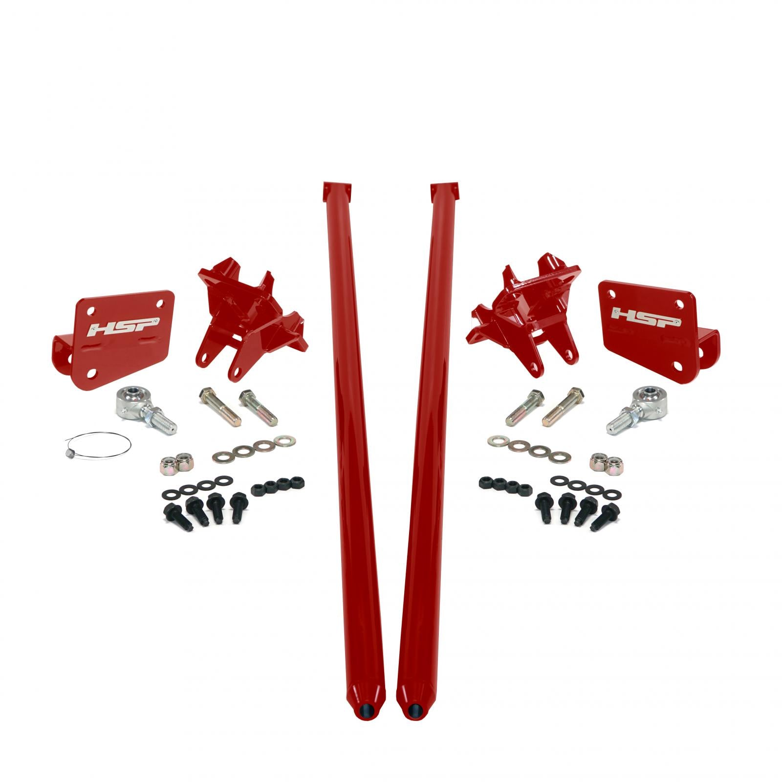 Traction Bars For 2017.5-2022 Ford Powerstroke 6.7L F350 SRW (RCLB)-Flag Red HSP Diesel