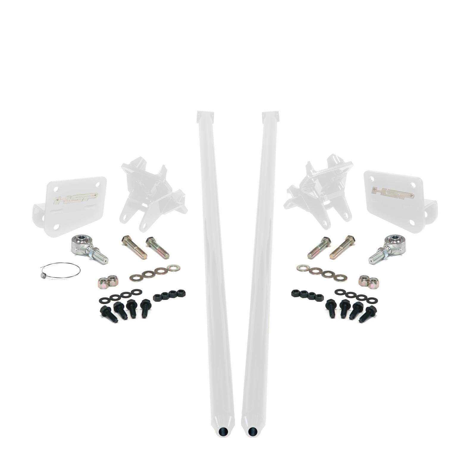 Traction Bars For 2017.5-2022 Ford Powerstroke 6.7L F350 SRW (RCLB)-Polar White HSP Diesel