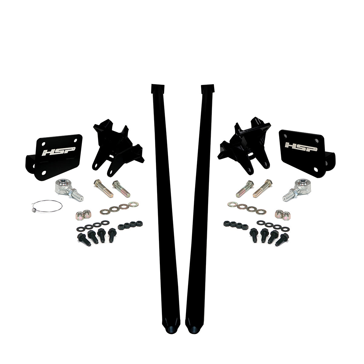 Traction Bars For 2017.5-2022 Ford Powerstroke 6.7L F350 SRW (ECSB)-Silk Satin Black HSP Diesel