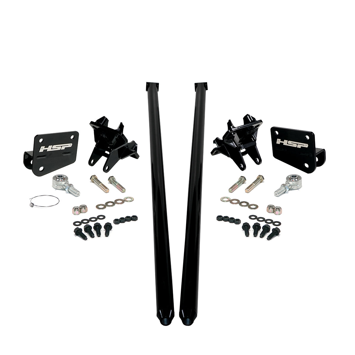 Traction Bars For 2017.5-2022 Ford Powerstroke 6.7L F350 SRW (ECLB,CCSB)-Ink Black HSP Diesel