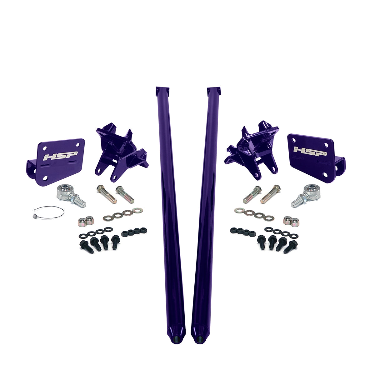 Traction Bars For 2017.5-2022 Ford Powerstroke 6.7L F350 SRW (CCLB)-Illusion Purple HSP Diesel
