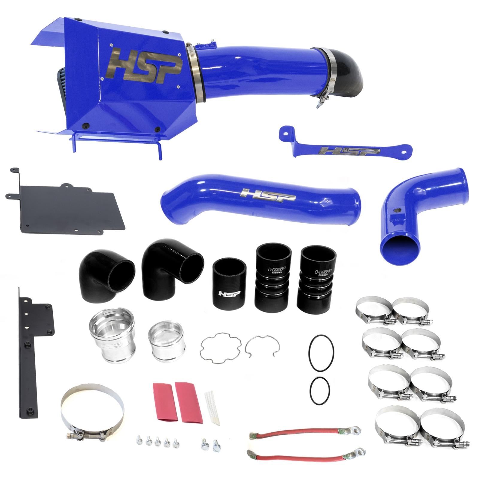 Intake And Intercooler Bundle Kit For 17-19 Ford Powerstroke F250/350 6.7L-Illusion Blueberry HSP Diesel