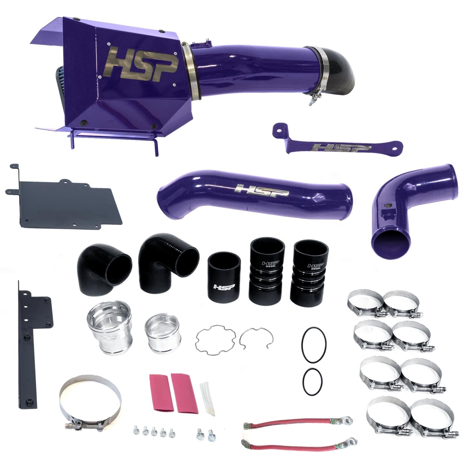 Intake And Intercooler Bundle Kit For 17-19 Ford Powerstroke F250/350 6.7L-Illusion Purple HSP Diesel