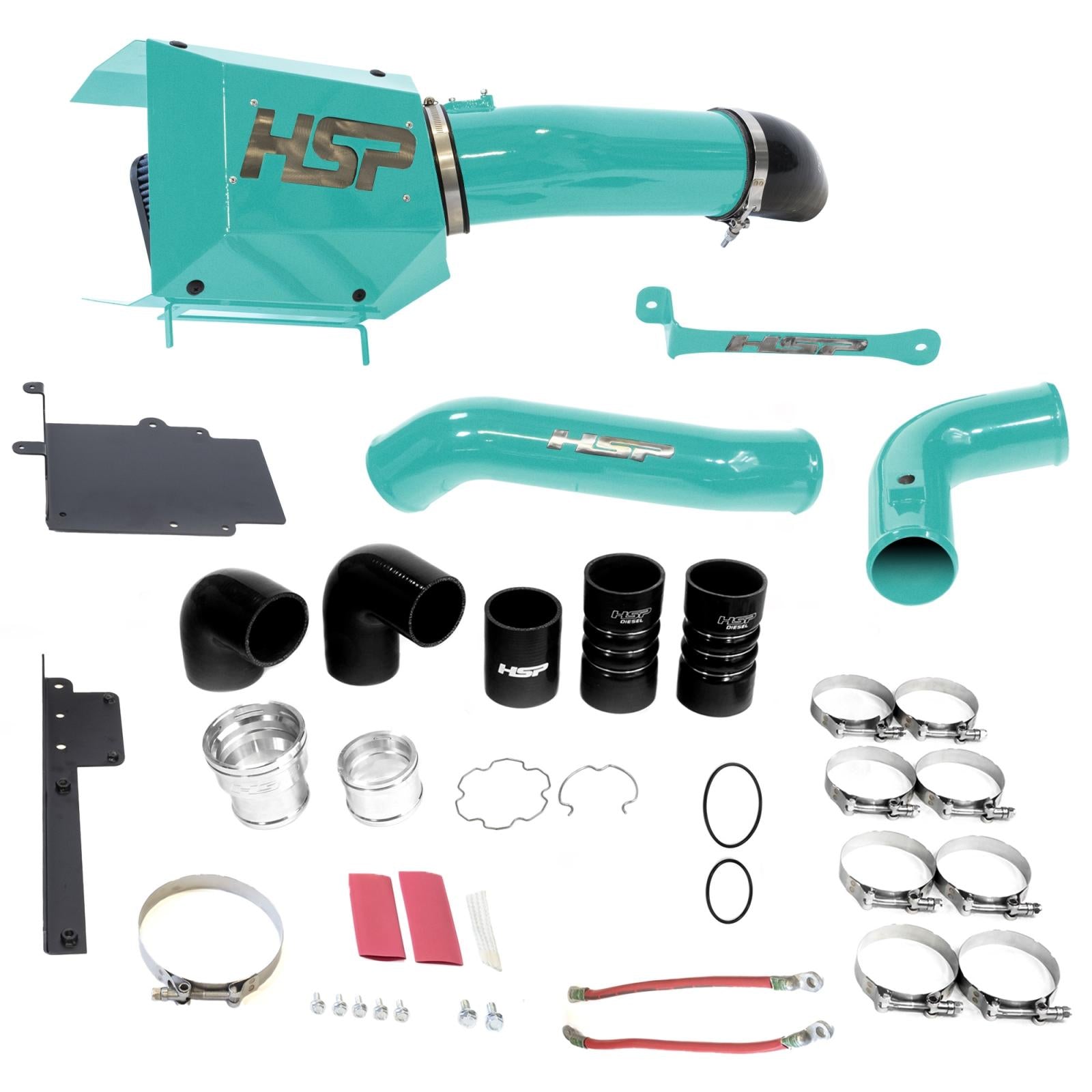 Intake And Intercooler Bundle Kit For 17-19 Ford Powerstroke F250/350 6.7L-Custom Color HSP Diesel