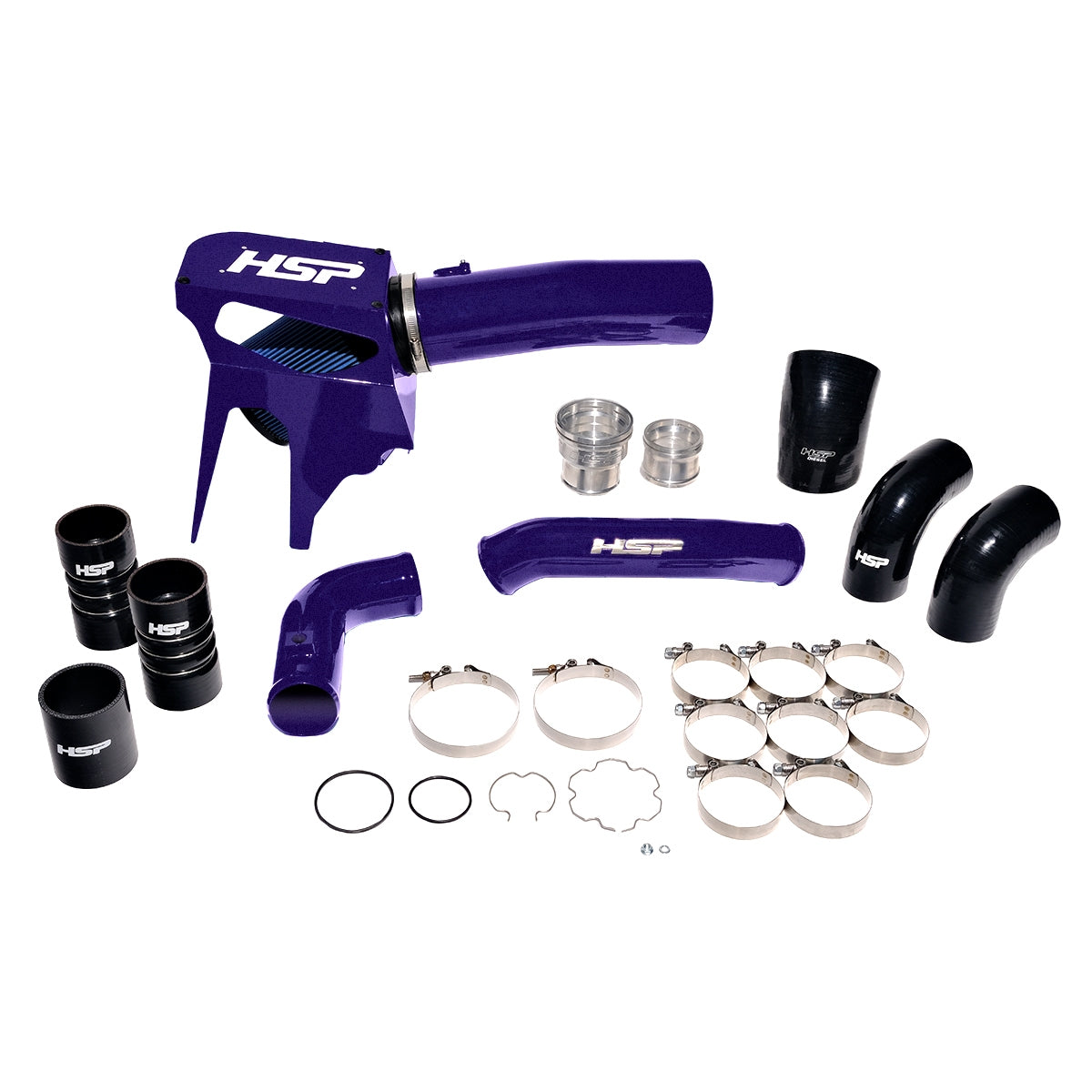 Intake And Intercooler Bundle Kit For 2020-2022 Ford Powerstroke F250/350 6.7L-Illusion Purple HSP Diesel