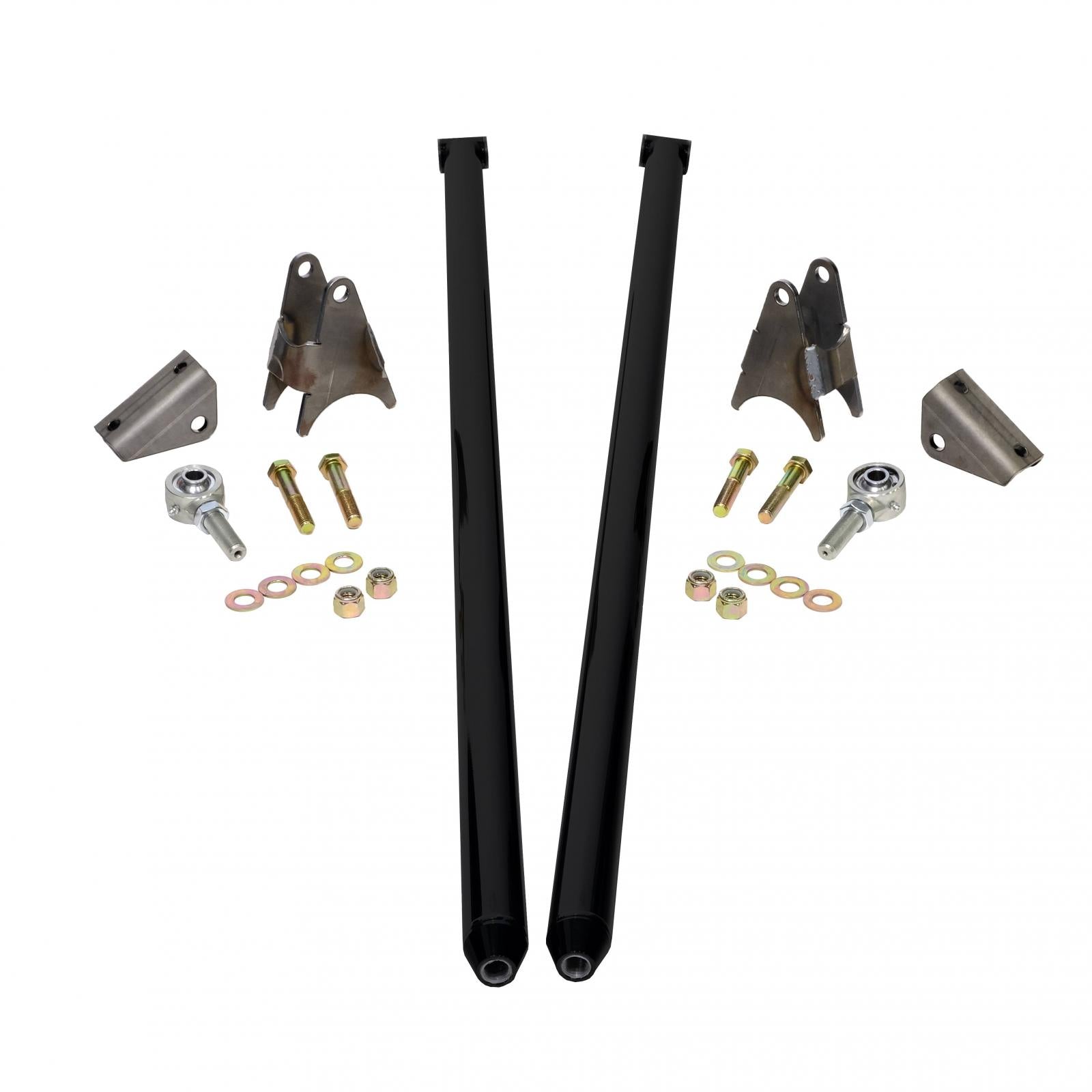 75 Inch Universal Traction Bars For Offset Leafspring 4 Inch Axle-Silk Satin Black HSP Diesel