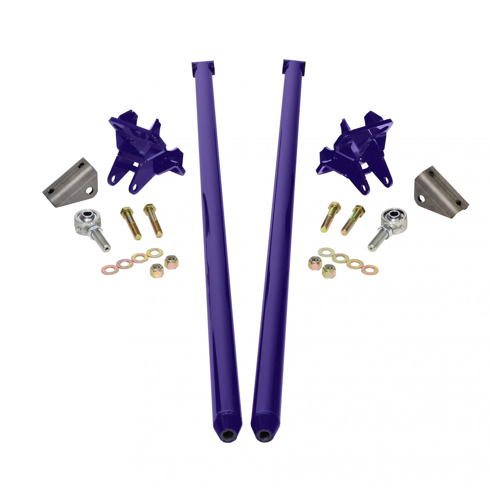 58 Inch Universal Traction Bars For Inline Leafspring 3.5 Inch Axle-Illusion Purple HSP Diesel