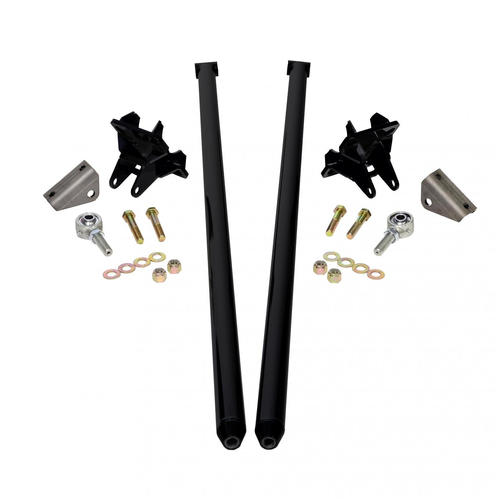 80 Inch Universal Traction Bars For Inline Leafspring 3.5 Inch Axle-Silk Satin Black HSP Diesel