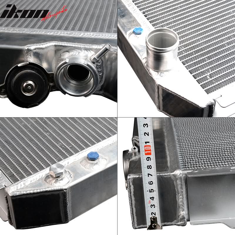 Fits 64-66 Ford Mustang 62mm Performance Cooling Racing Radiator AT MT
