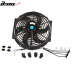 10in Pull Push Electric Radiator Engine Cooling Fan W/ Mount Kit
