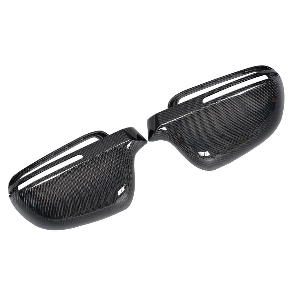 Audi A4 B8 / S4 / RS4 Carbon Fiber Door Mirror Cap Housings 2007 - 2015