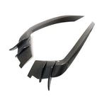 Audi A6 C7 S-Line / S6 Sedan Carbon Fiber A-Style Front Bumper Canard Fins 2015 - 2018