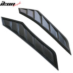 2016-2020 Honda Civic 10th Gen V2 Style Black Hood Vents ABS