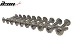 Front Spoiler Side Skirt Extension M6 Drill Bolts Nuts Washer Hardware