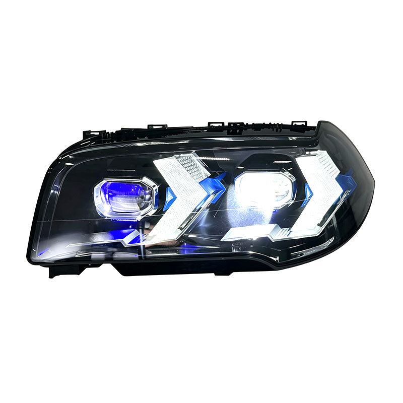 Dual-Color Laser Style LED Headlights for BMW X3 E83 2006-2010