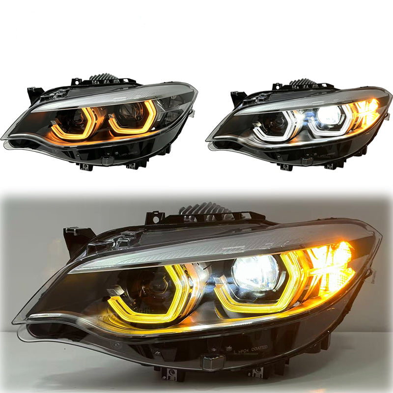 Triple Color LED Headlights Assembly for BMW 2 Series F22 F23 F87 (2014–2021)