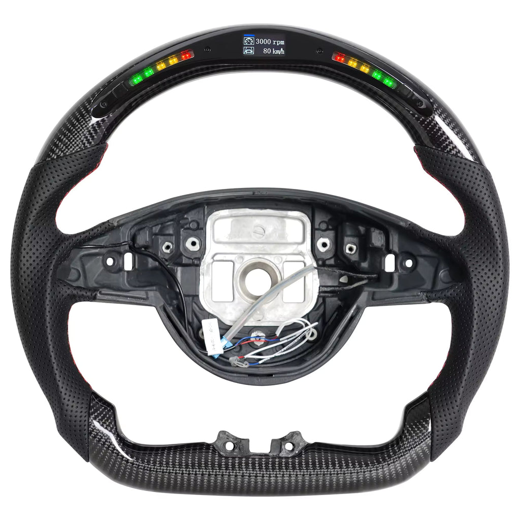 LED Carbon Fiber Steering Wheel for Mercedes-Benz C-Class / CLA / E-Class 2016+