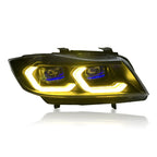 IKON Dual-Color Laser LED Headlights for BMW E90 3 Series