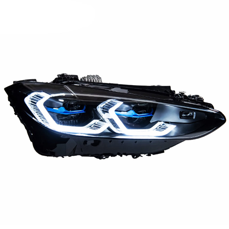 Dual Color Laser Style LED Headlights Assembly for BMW 4 Series G22 / M3 G80 / M4 G82 (2021–2023)
