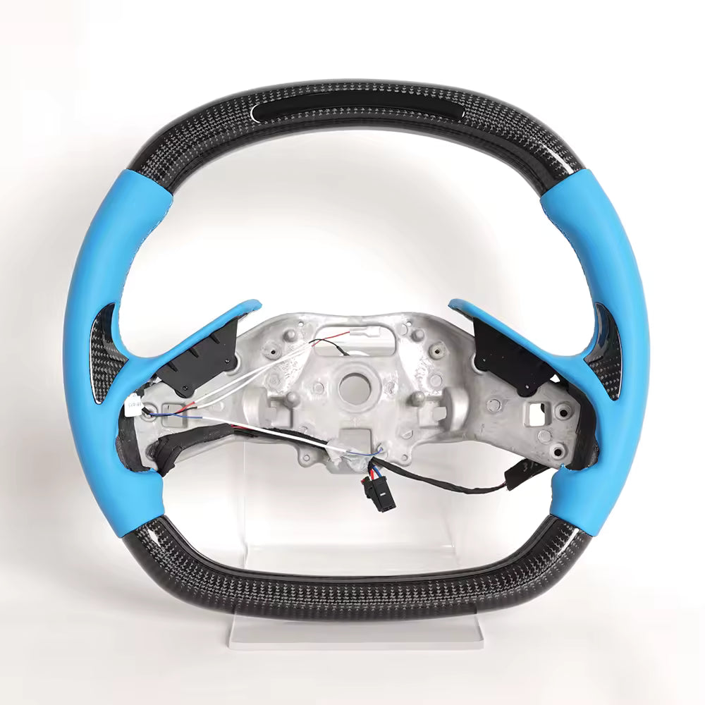 LED Heated Carbon Fiber Steering Wheel for Corvette C8 2020-2025