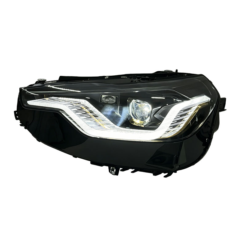 V2 Golden Smoked Dual Color LED Headlights Assembly for BMW 2 Series G42 (2022–2026)