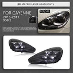 LED Headlights for Porsche Cayenne 958.2 2015-2017 Plug & Play