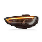 Full LED Headlights for Audi A3 / S3 2013–2016 Plug-and-Play Headlight Assembly