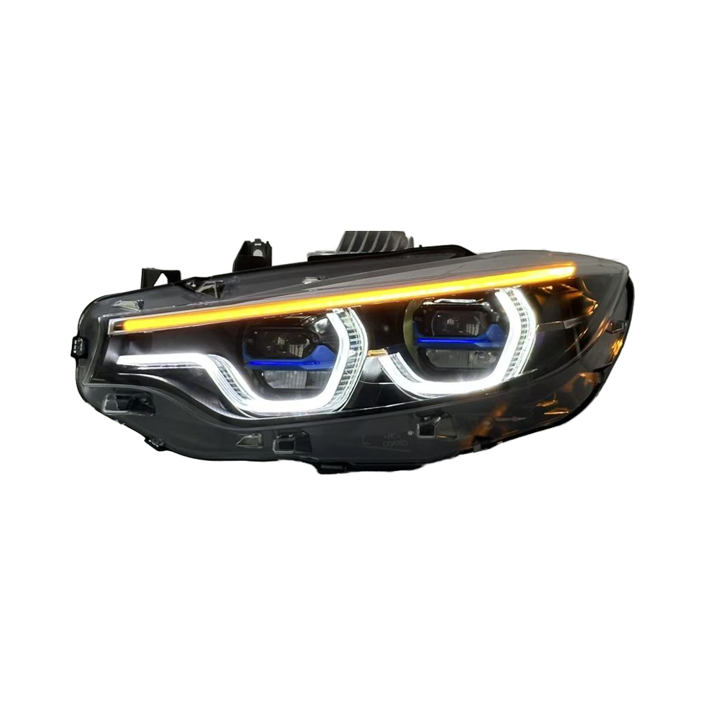 Ikon V3 LED Headlights Assembly for BMW 4 Series F32/F36 & M4 F82/F80 | Three-Color DRL Upgrade | Plug & Play