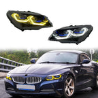 IKON Style Dual-Color LED Headlights for BMW Z4 E89 2009-2016