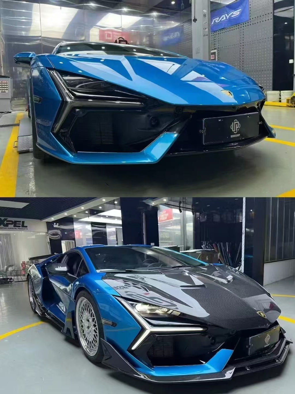 Carbon Fiber DK Style Front Splitter Lip - Lamborghini Revuelto