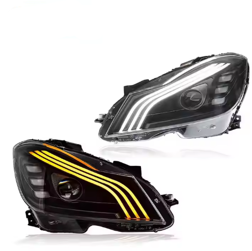 Full LED Headlights Assembly for Mercedes Benz C-Class W204 (2012–2014)