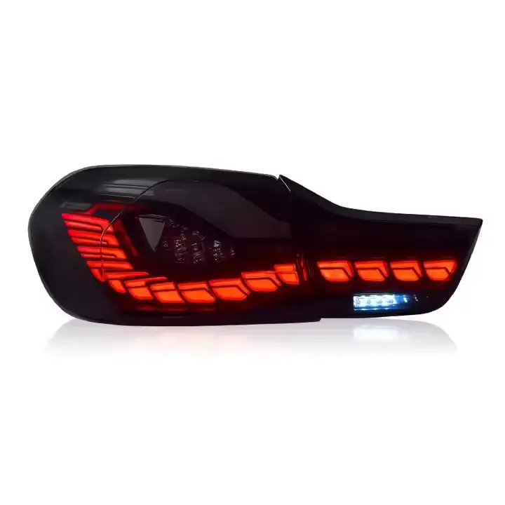 OLED GTS Style Taillights for BMW 4 Series F32 F82 2012-2018 Red Smoked