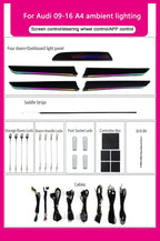 Audi A4 B8 Interior 64-Color Symphony LED Ambient Light Kit 2009 - 2016