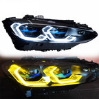Dual Color Laser Style LED Headlights Assembly for BMW 4 Series G22 / M3 G80 / M4 G82 (2021–2023)