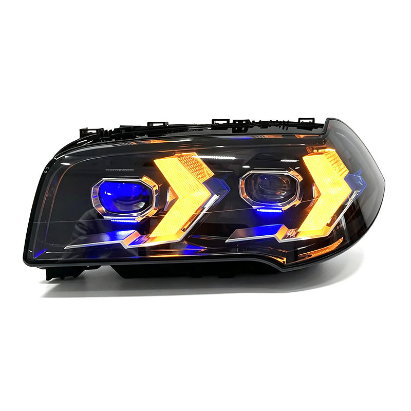 Dual-Color Laser Style LED Headlights for BMW X3 E83 2006-2010