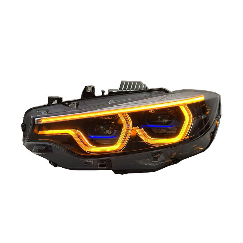 V3 IKON Tri-Color LED Headlights for BMW F32/F36/F80/F82 M3 & M4 2014-2020