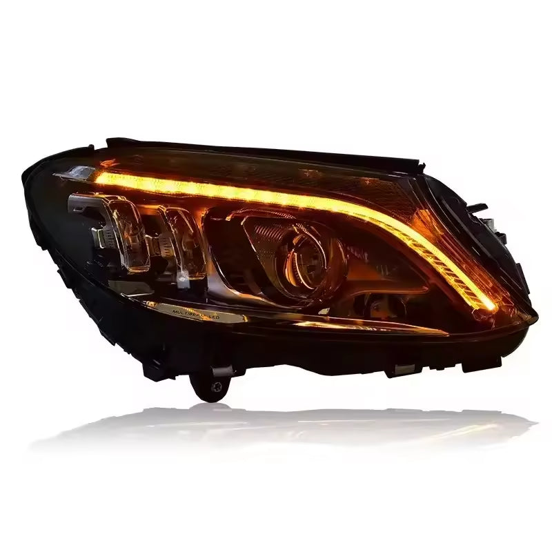 LED Laser Style Headlights Assembly for Mercedes Benz C-Class W205 (2015–2021)