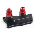MINI Cooper S Supercharger R56 Aluminum Oil Filter / Oil Cooler Fitting Adapter with AN10 Fittings