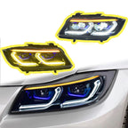 Dual-Color LED Headlights for BMW 3 Series E90/E91 2005-2012
