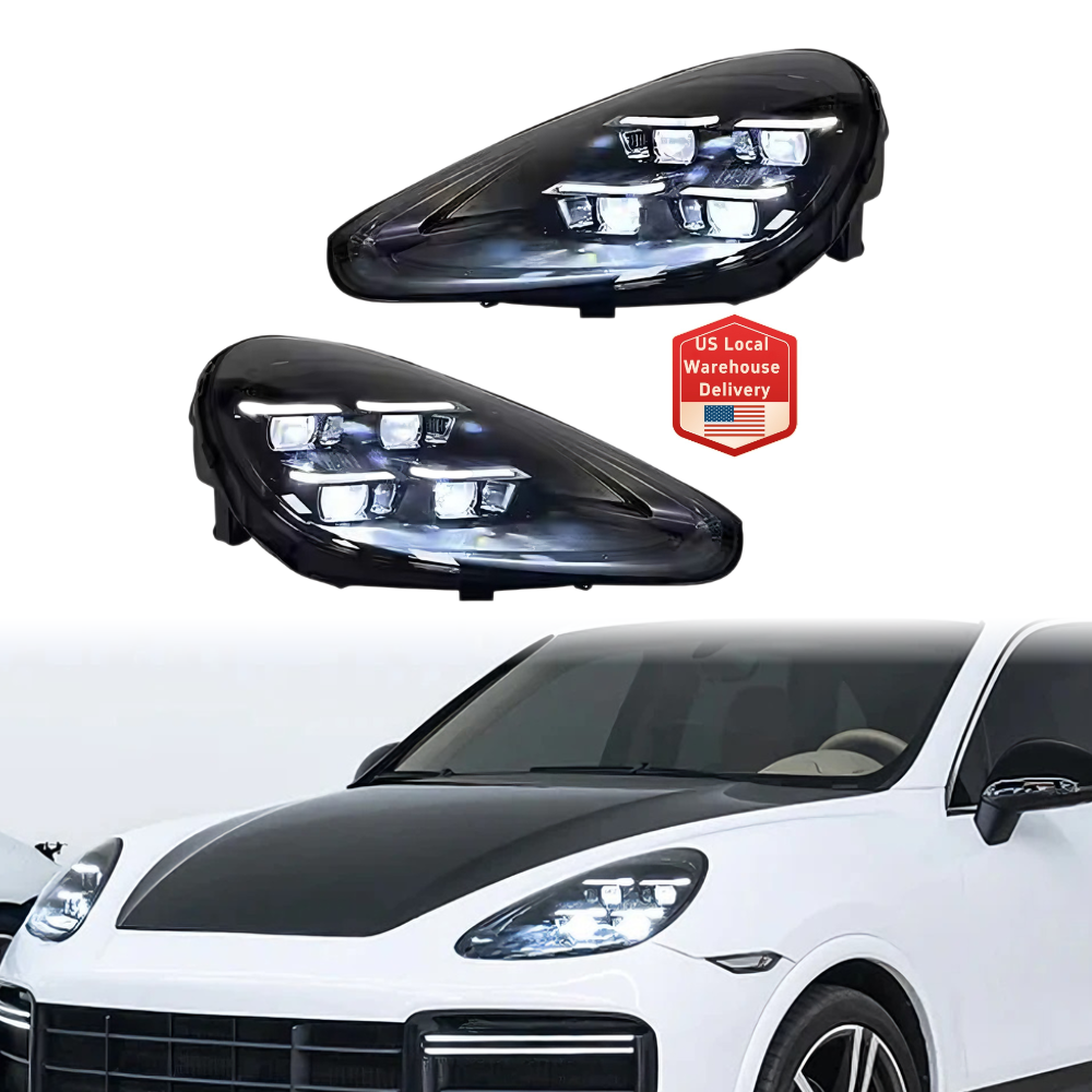 LED Headlights for Porsche Cayenne 958.2 2015-2017 Plug & Play