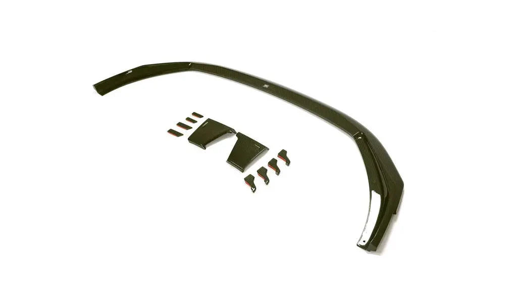 Audi RS4 B9 Front Lip – Prepreg Dry Carbon Fiber Center Splitter (2019)